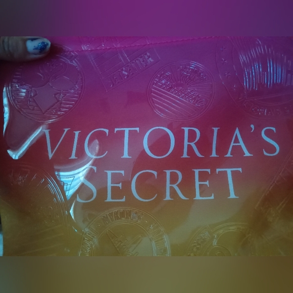 Victoria Secret jelly ombre color cosmetic bag - Picture 2 of 9